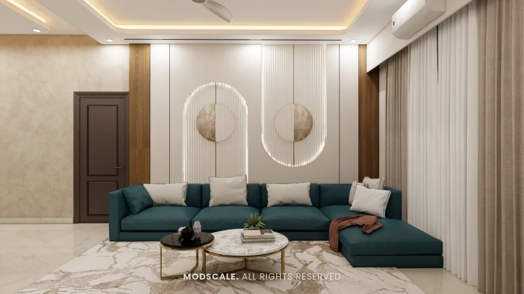 Mohit: living room design view