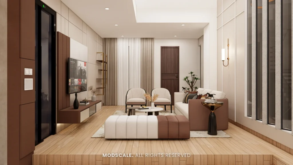 Shikha Agarwal: living room design view