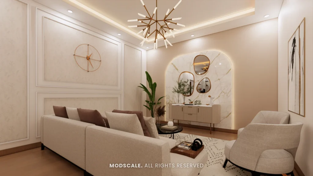Uma Jairam: living room design view