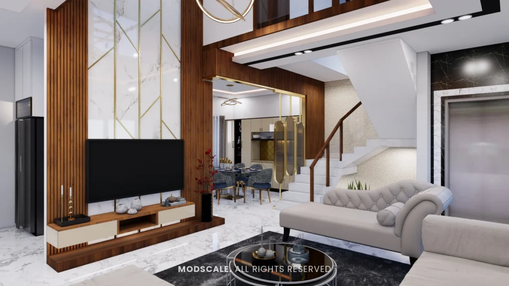 Arun Shetty: living room design view